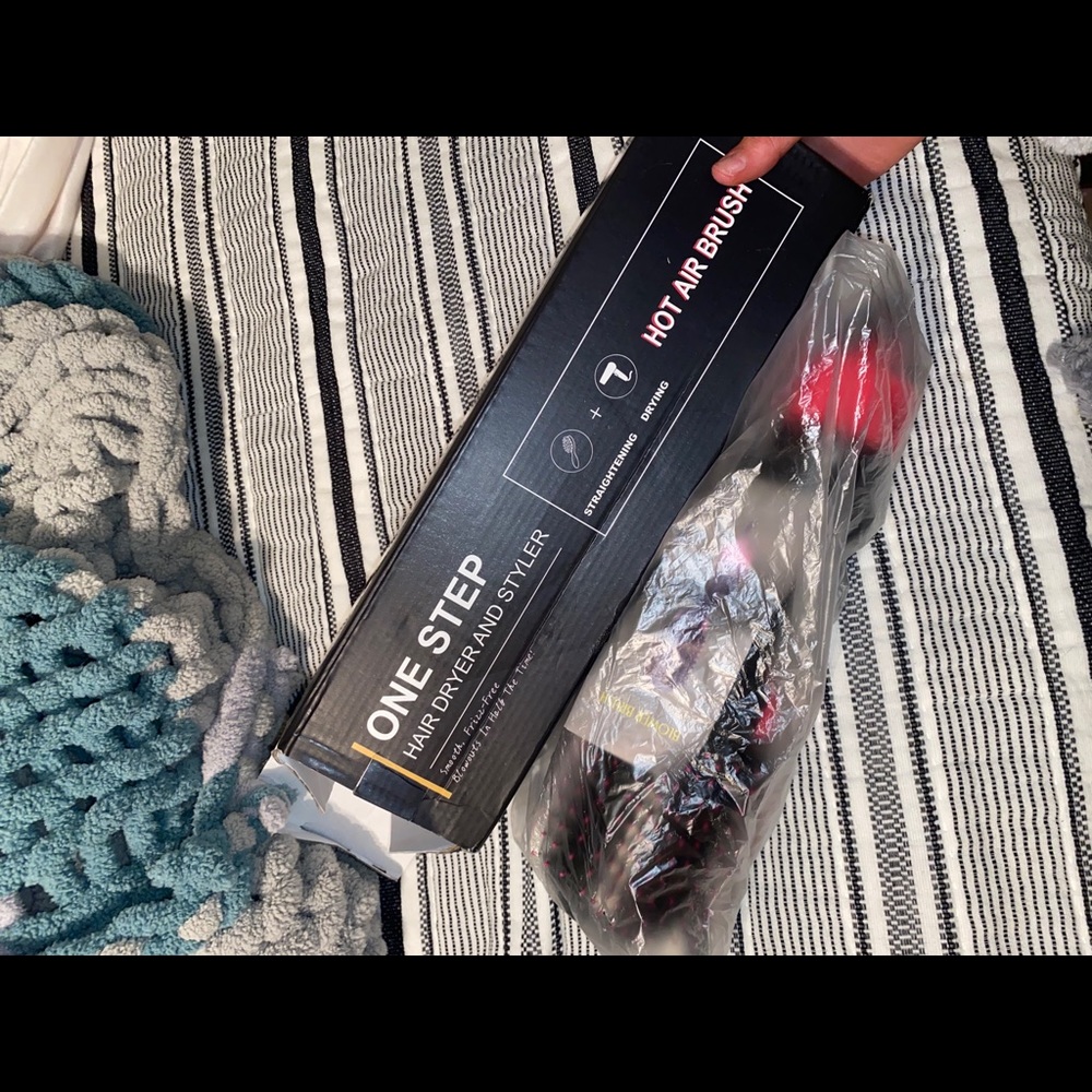 hair dryer and styled